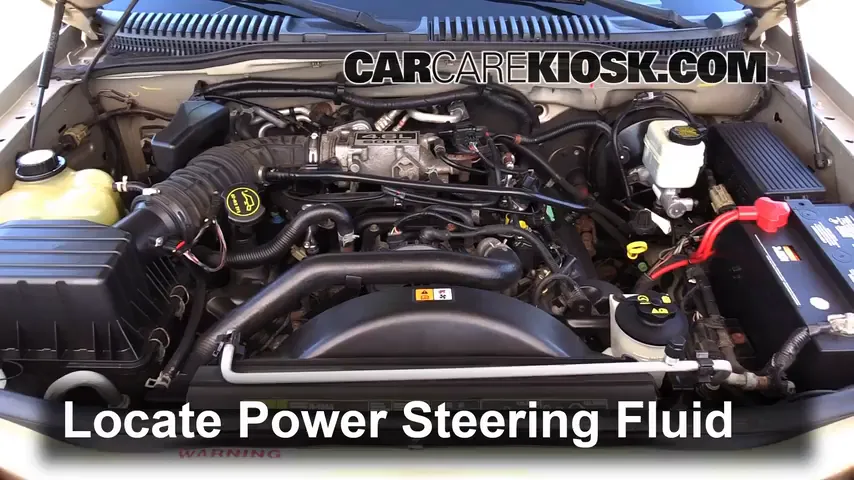 2005 Mercury Mountaineer Premier 4.6L V8 Power Steering Fluid Add Fluid